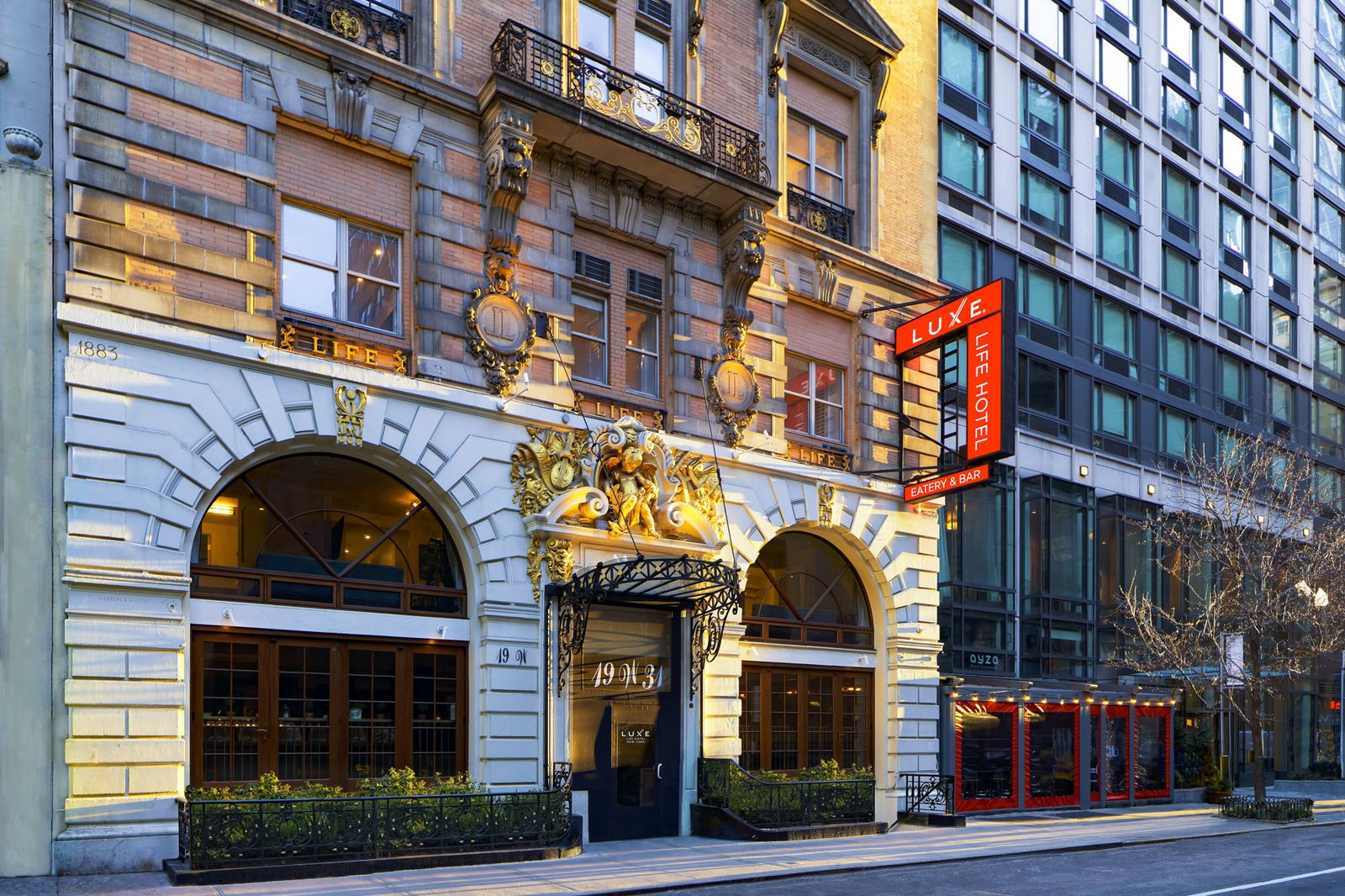 Life Hotel New York facade