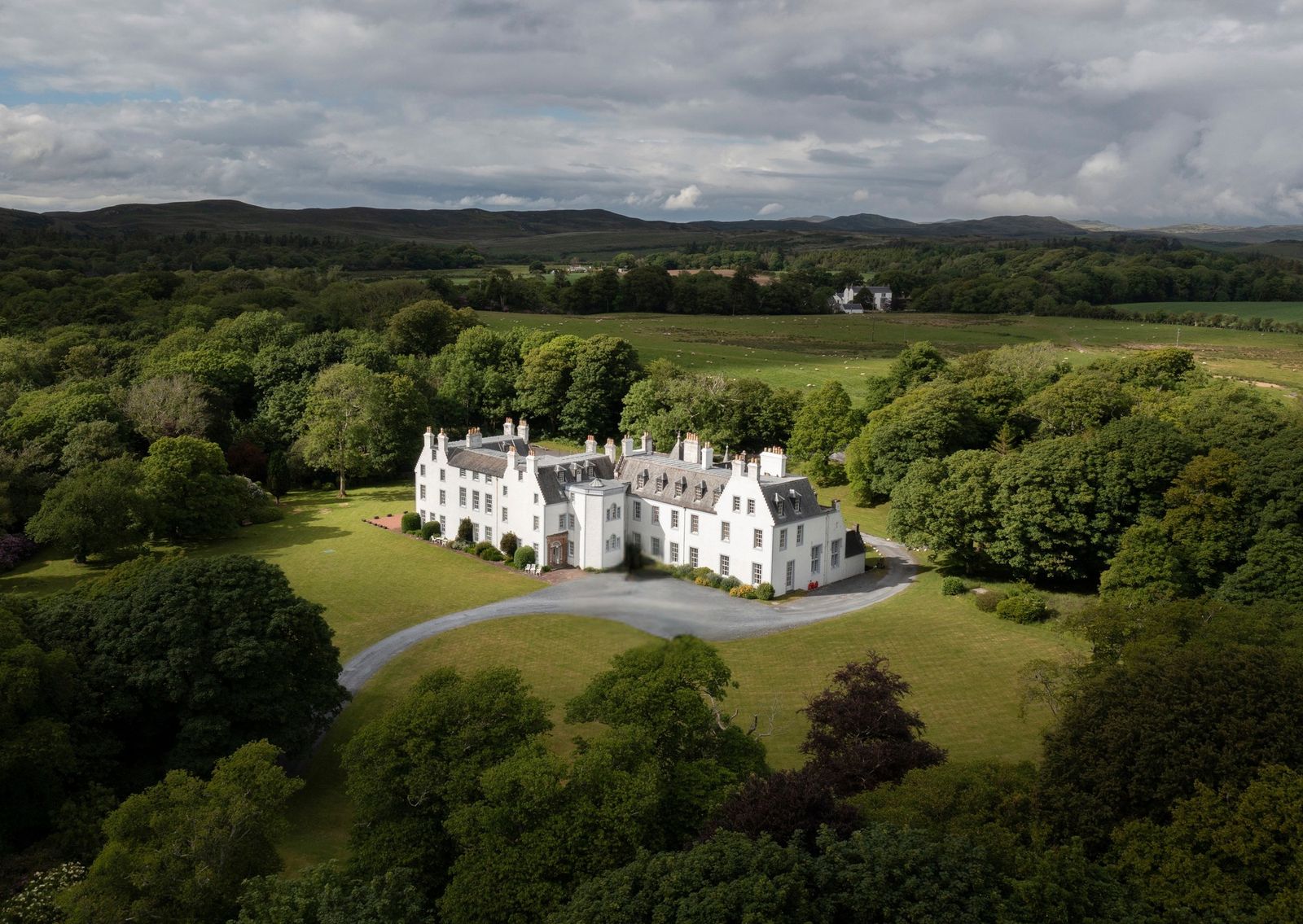 Islay House from the air