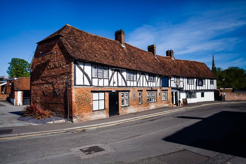 Timber-framed Rose and Crown Hotel